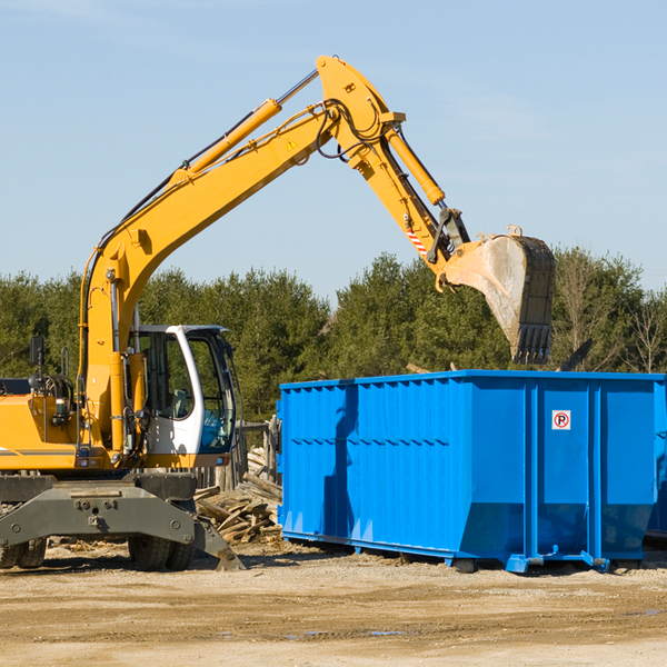 are there any restrictions on where a residential dumpster can be placed in Norfolk County